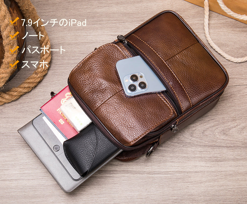 ショルダーバッグ 本革 メンズ BM0030